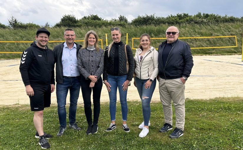 Von links: Sven Müller, Ingo Müller, Sandra Schlösser, Prof. Dr. Sabrina Krauss, Carina Stuckemeier, Achim Schneider (Foto: SRH)