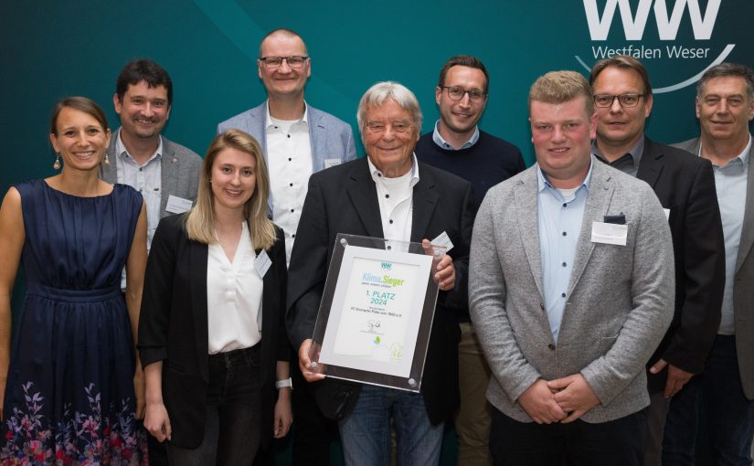 Klima.Sieger zum achten Mal geehrt: Westfalen Weser zeichnet Vereine für engagierten Klimaschutz aus
