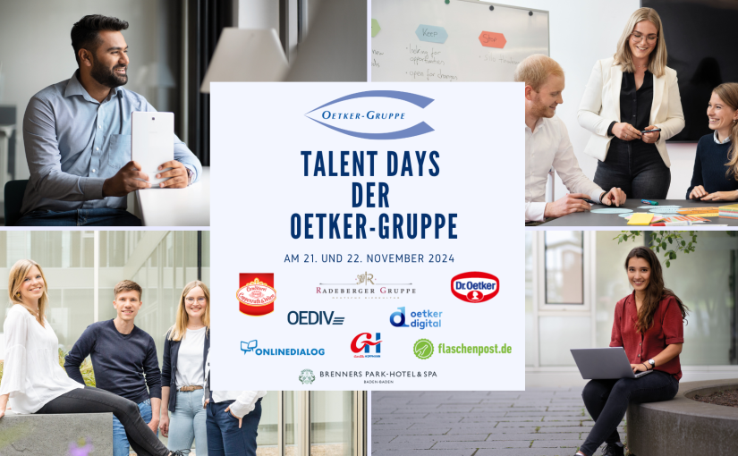 Talent Days vermitteln die Vielfalt der Oetker-Gruppe