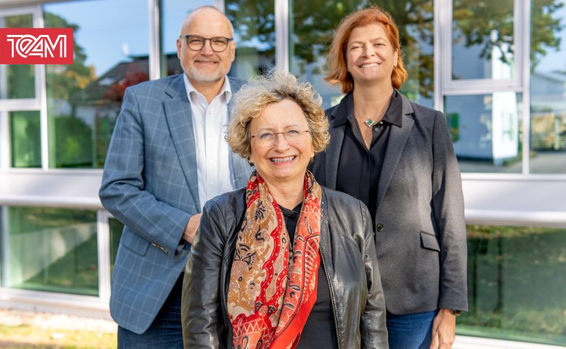 Heike Käferle (vorne), Jessica Steger und Rainer Appel (Foto. TEAM GmbH)