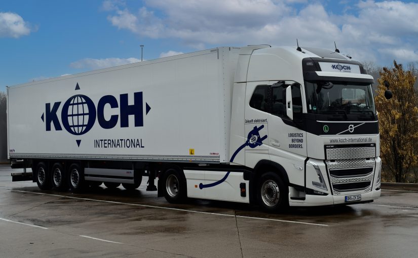 BASF Coatings und Koch International haben erfolgreich den Einsatz von Elektro-LKW auf Langstrecken getestet. (Foto: Koch International)